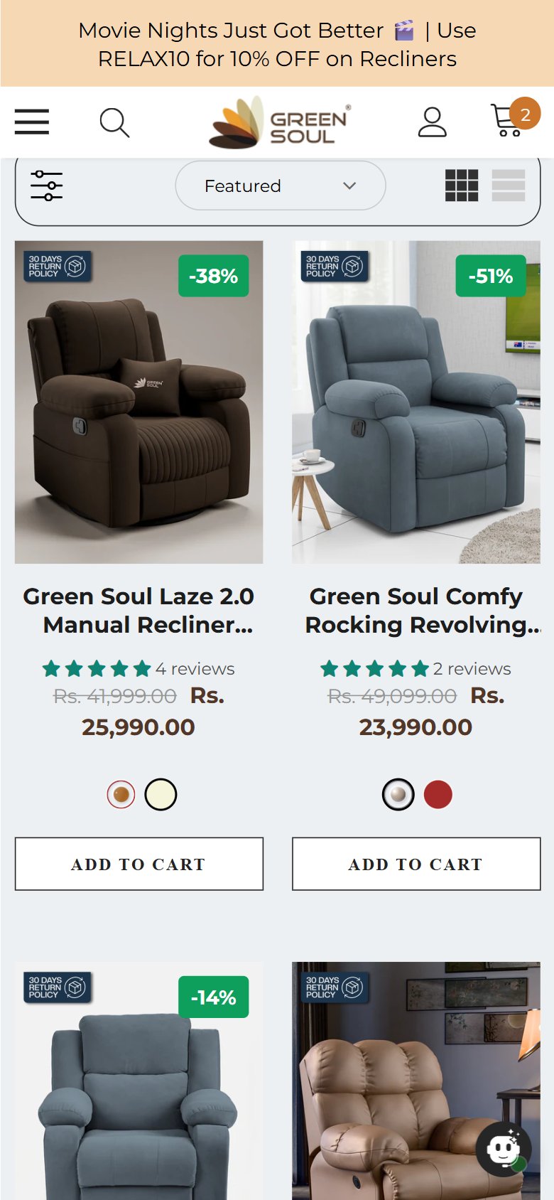 Green Soul — Mobile