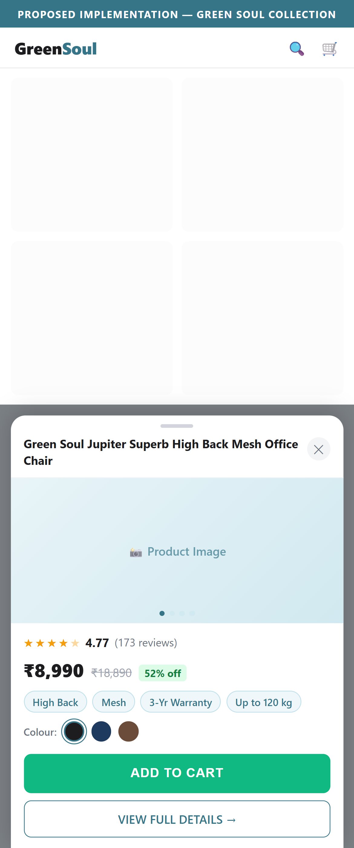 Proposed Implementation — Green Soul Collection